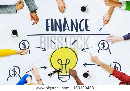 Finance Joint Planning Balance Banking Budget Concept