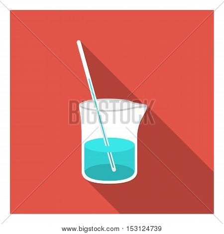 Mixture icon in flat style isolated on white background. Medicine and hospital symbol vector illustration.