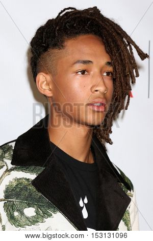 LOS ANGELES - OCT 22:  Jaden Smith at the 26th Annual Environmental Media Awards at Warner Brothers Studio on October 22, 2016 in Burbank, CA