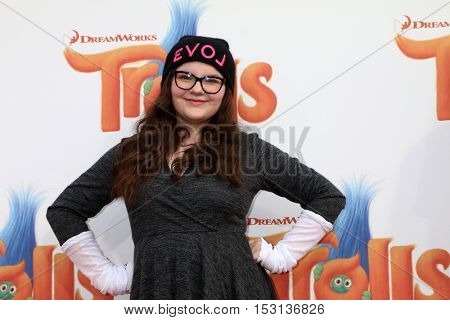 LOS ANGELES - OCT 23:  Marlowe Peyton at the Trolls Premiere at Village Theater on October 23, 2016 in Westwood, CA