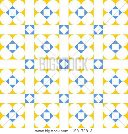 Abstract flat style geometric vector pattern background