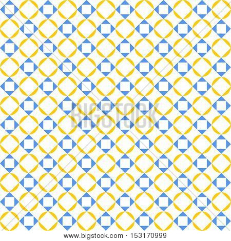 Abstract flat design geometric pattern seamless vector