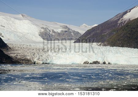 Chile - Amalia Glacier On The Edge Of The Sarmiento Channel - Skua Glacier - Bernardo O'Higgins National Park