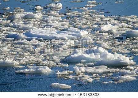 Amalia Glacier - Global Warming - Ice Formations