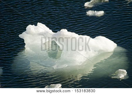 Amalia Glacier - Global Warming - Ice Formations