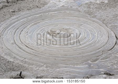 Mud Volcanoes - Texture And Eruption -romania, Buzau, Berca