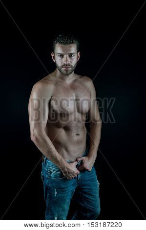 Sexy Muscular Young Man