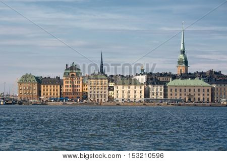The old town of Stockholm, Sweden