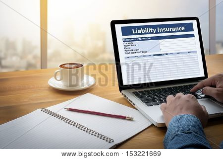 Form Document  Liability Insurance Money Risk