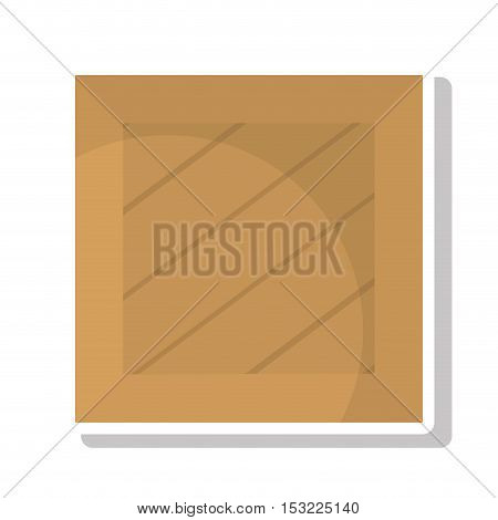 carton box packing isolated icon vector illustration design