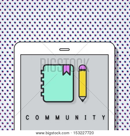 Notebook Pencil Write Communication Graphic Concept