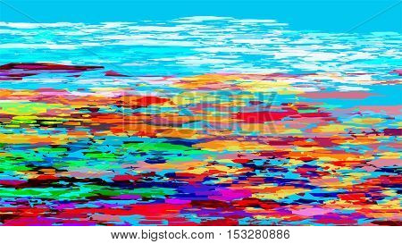 Multicolored abstract background. The composition of bright colors.