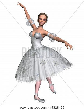 Bailarina de copo de nieve