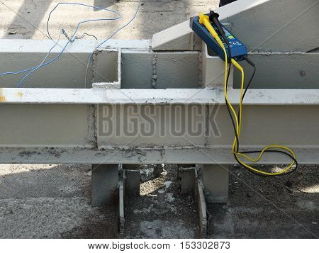 measurements of the electrical parameters of metal roof design.