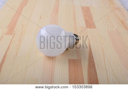 Modern Led Lamp Eco Energy Concept, Close Up