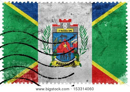 Flag Of Periquito, Brazil, Old Postage Stamp