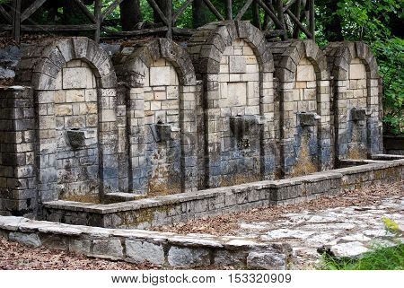 An old fountain near Thessalonica in Greece