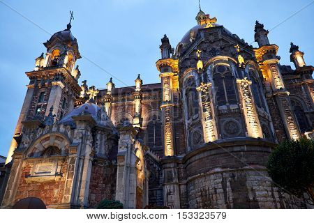 Oviedo, Spain, october 19 2016. St. Juan the Real church. near the theater Campoamor, place awards princess of Asturias