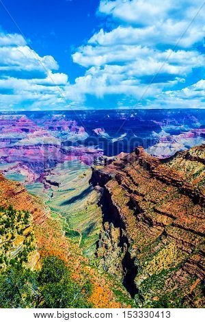 Overlooking The Grand Canyon
