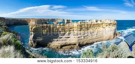 Sentinal Rocks In The Sea By The Great Ocean Road