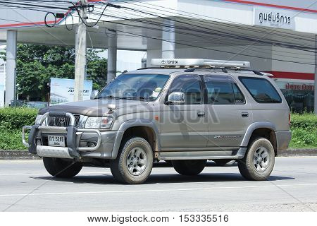 CHIANGMAI THAILAND - OCTOBER 8 2016: Private suv car Toyota Sport rider. On road no.1001 8 km from Chiangmai Business Area.