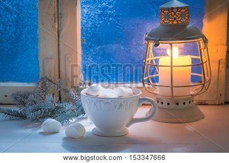 Enjoy Your Sweet Chocolate With Marshmallows For Christmas