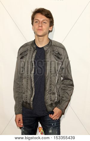 LOS ANGELES - OCT 23:  Jacob Bertrand at the Elizabeth Glaser Pediatric AIDS Foundation A Time For Heroes Event at Smashbox Studios on October 23, 2016 in Culver City, CA