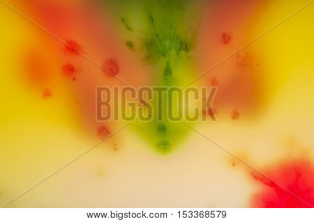 Colorful abstract space images with blended colors