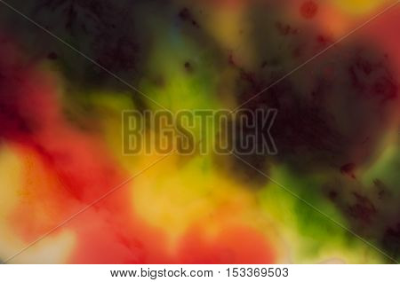 Colorful abstract space images with blended colors