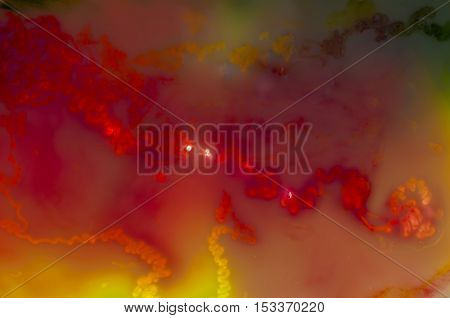 Colorful abstract space images with blended colors