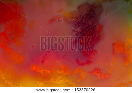 Colorful abstract space images with blended colors
