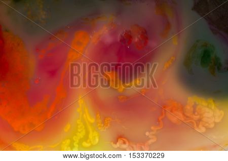 Colorful abstract space images with blended colors