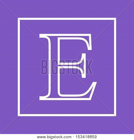 Etsy, mobile, web icon vector image. Can also be used for software development. Suitable for mobile apps, web apps and print media.