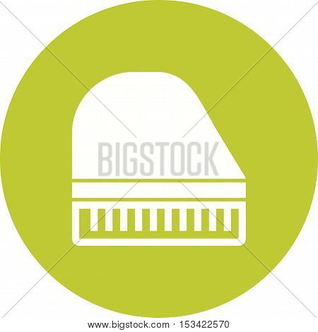 Piano, keys, music icon vector image.Can also be used for wild west. Suitable for mobile apps, web apps and print media.