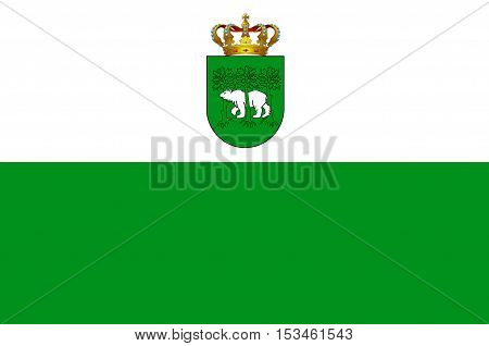 Flag of Chelm city in Lublin Voivodeship in southeastern Poland