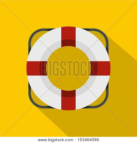 Lifeline icon. Flat illustration of lifeline vector icon for web
