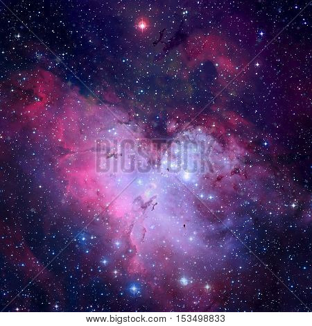 The Eagle Nebula. Elements Of This Image Furnished By Nasa.