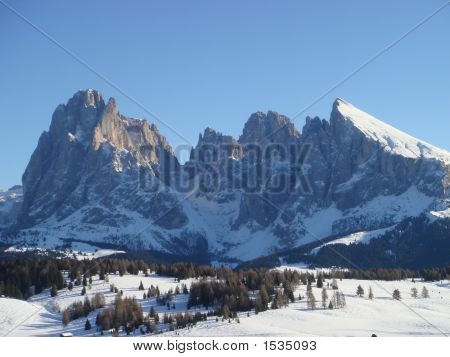 Dolomiten im winter