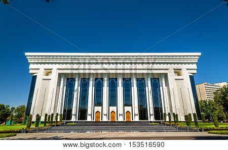 The Palace of International Forums 'Uzbekistan' on Amir Temur Square in Tashkent