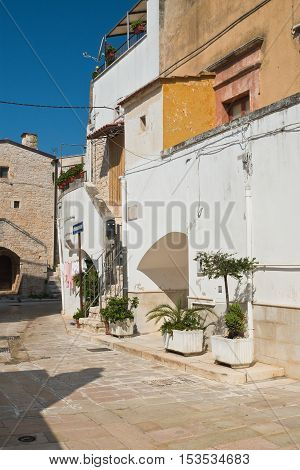 Alleyway. Sammichele di Bari. Puglia. Southern Italy.