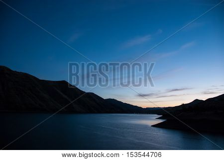 Early Dawn Breaking in the Heart of Hells Canyon