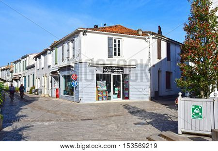 La Couarde sur Mer France - september 26 2016 : the picturesque village in autumn