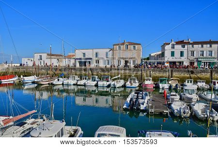 La Flotte France - september 25 2016 : the picturesque port