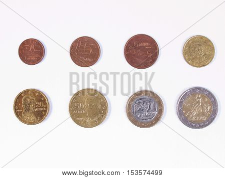 Euro Coins Full Range