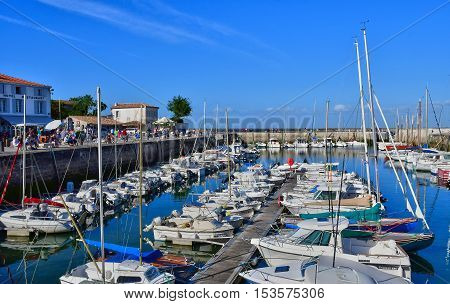 La Flotte France - september 25 2016 : the picturesque port