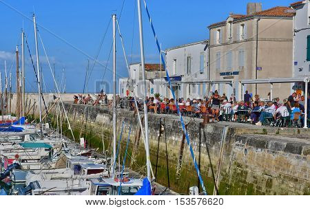 La Flotte France - september 25 2016 : the picturesque port