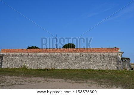 La Flotte France - september 25 2016 : the La Pree fort build by Vanban