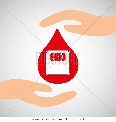 symbol healthcare weight scale icon vector illustration eps 10