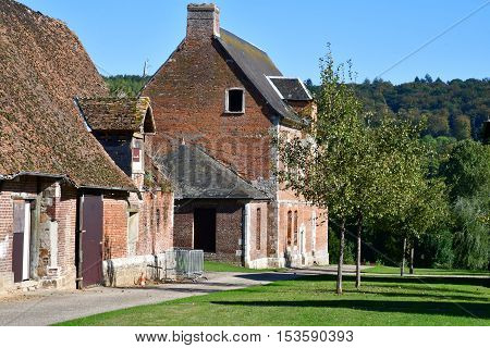 Perriers sur Andelle France - october 4 2016 : the Colmont manor
