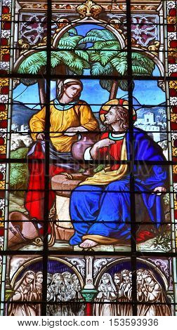 Fleury sur Andelle France - september 7 2016 : the Notre Dame de la Vallee church